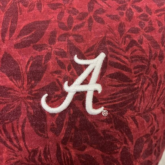 Tommy Bahama Men's Medium Red Trim Fit Pima Cotton Shorts Sleeve Polo Shirt - Picture 4 of 7